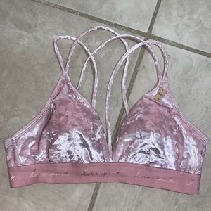 Velvet VS Pink bralette